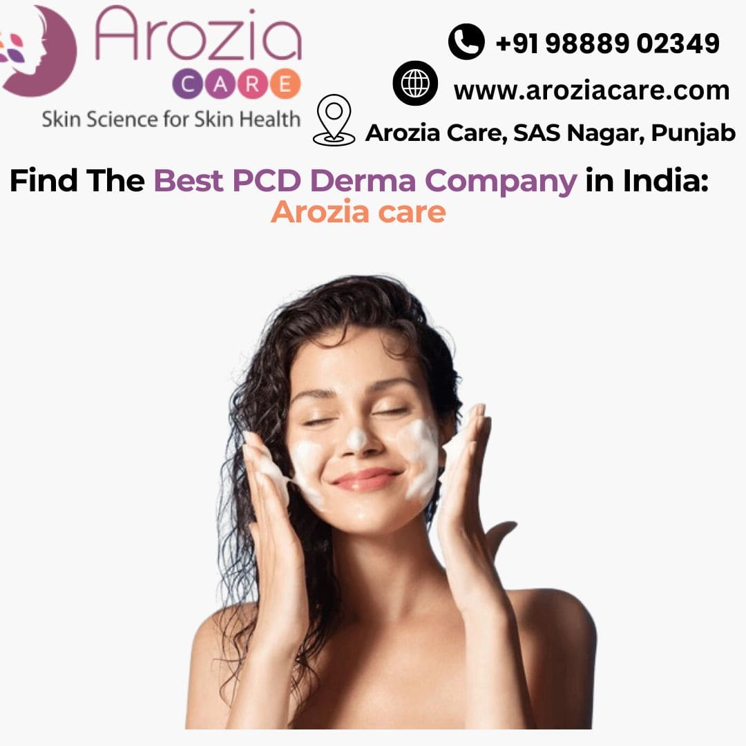 Find The Best PCD Derma Company in India: Arozia care